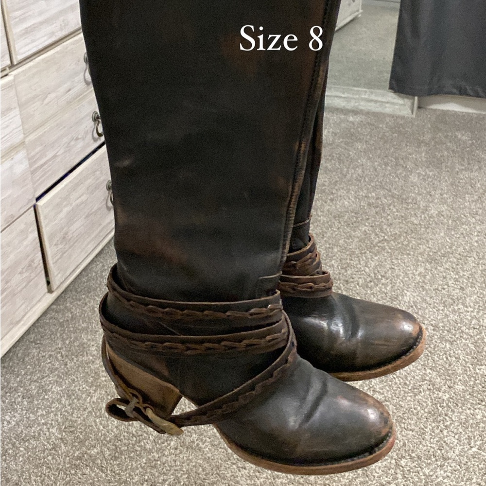 Freebird cognac boots